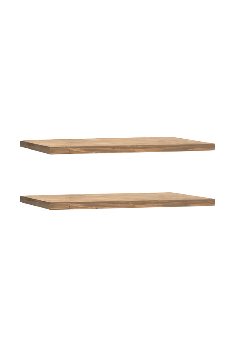 Solid Wood Floating Shelves (2) | Decowood Melva | Oroatrade.com