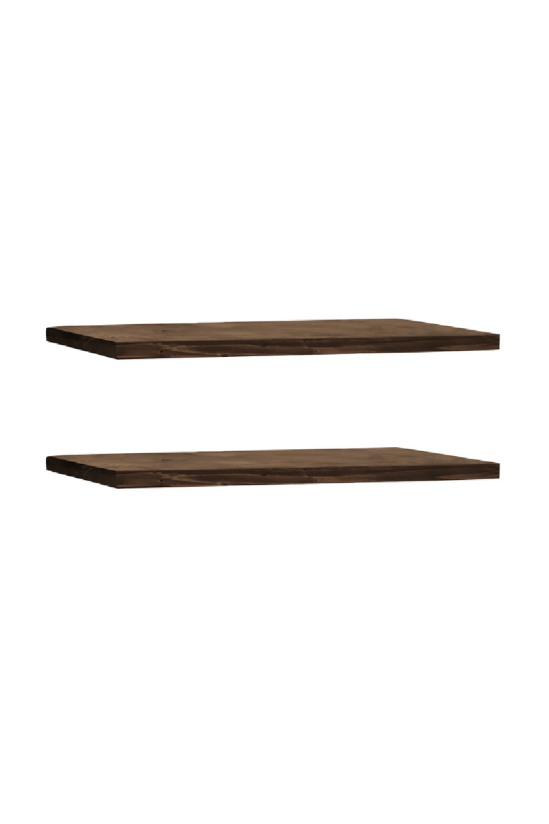 Solid Wood Floating Shelves (2) | Decowood Melva | Oroatrade.com