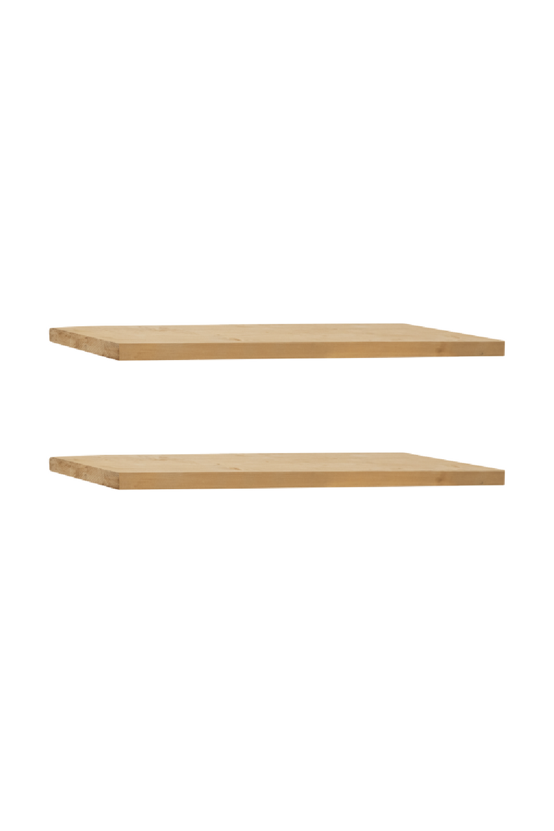 Solid Wood Floating Shelves (2) | Decowood Melva | Oroatrade.com