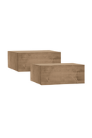 Floating Drawer Bedside Table Set (2) | Decowood Ingrid | Oroatrade.com
