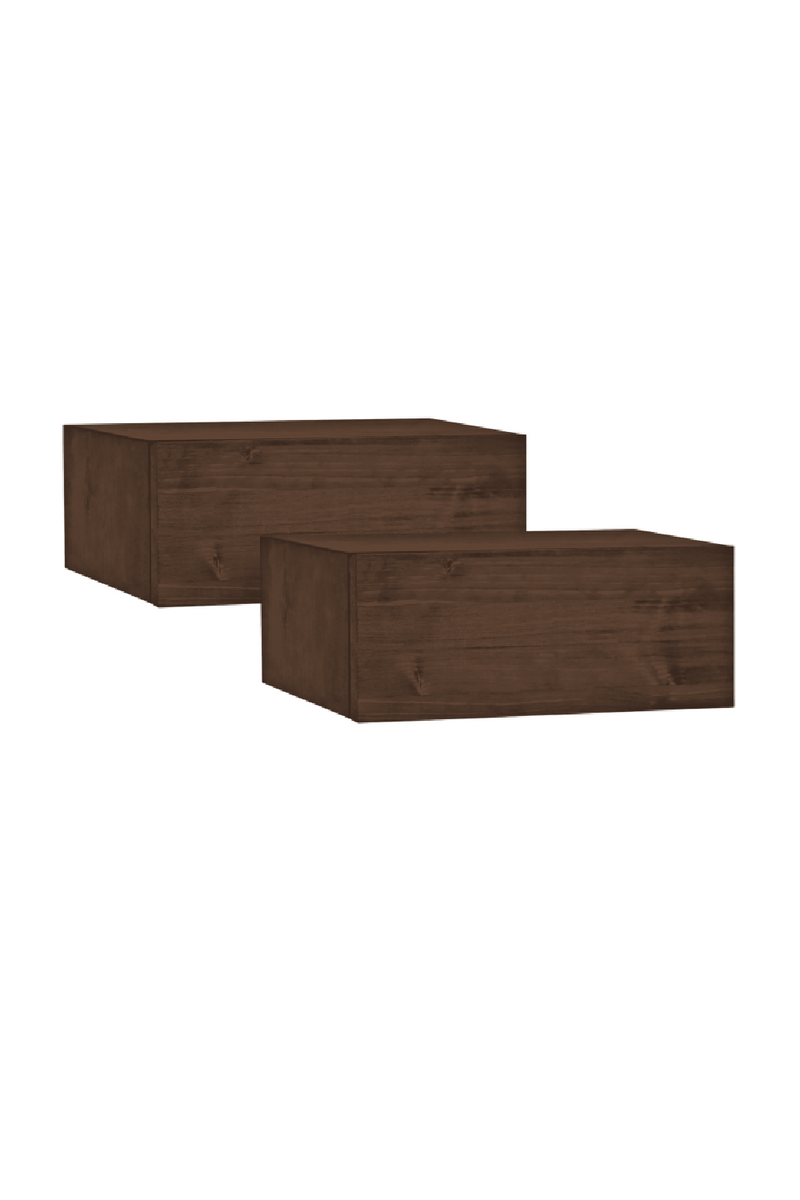 Floating Drawer Bedside Table Set (2) | Decowood Ingrid | Oroatrade.com