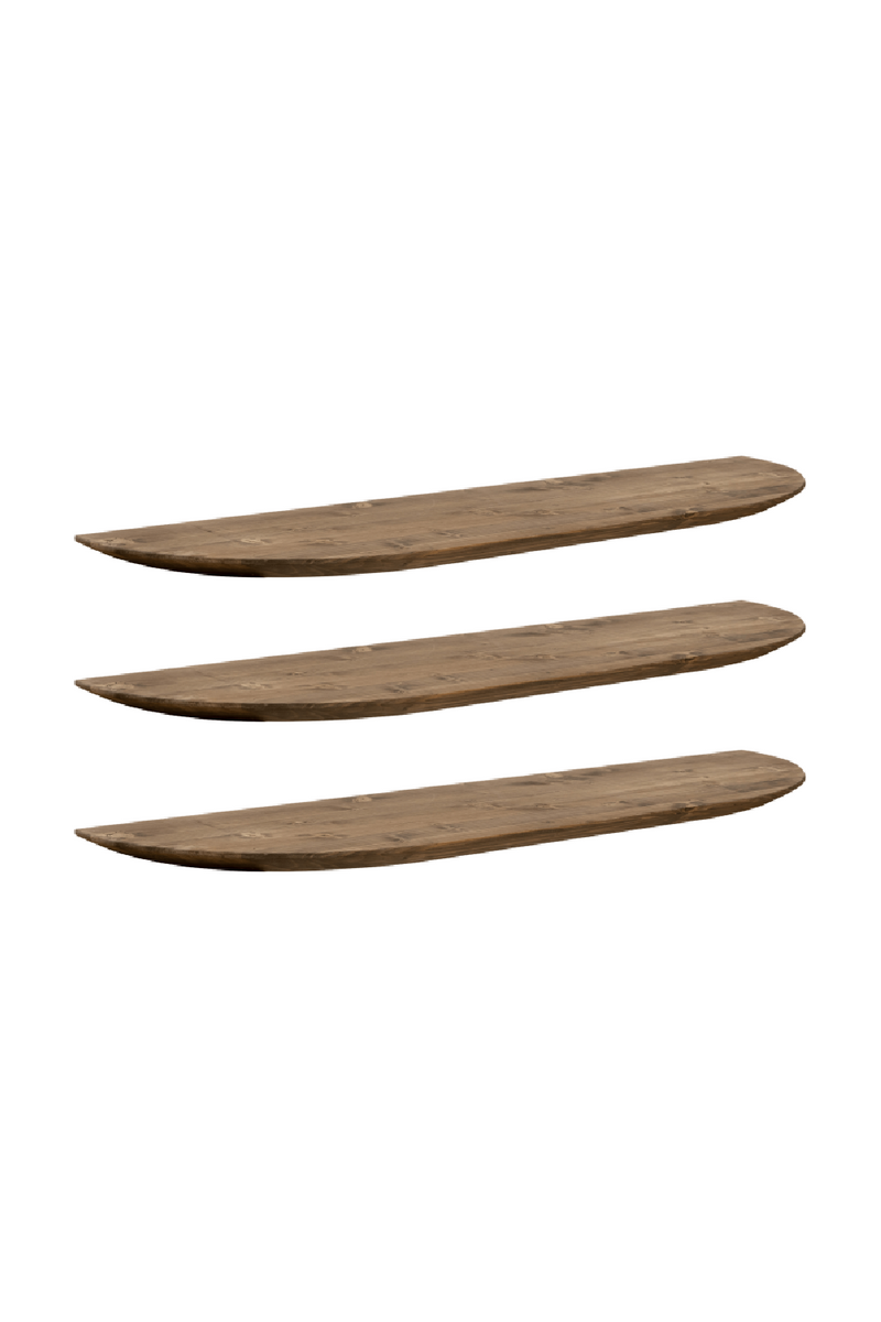 Organic-Shaped Floating Shelves (3) | Decowood Bloom | Oroatrade.com