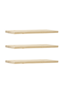 Natural Wood Floating Shelves (3) | Decowood Melva | Oroatrade.com