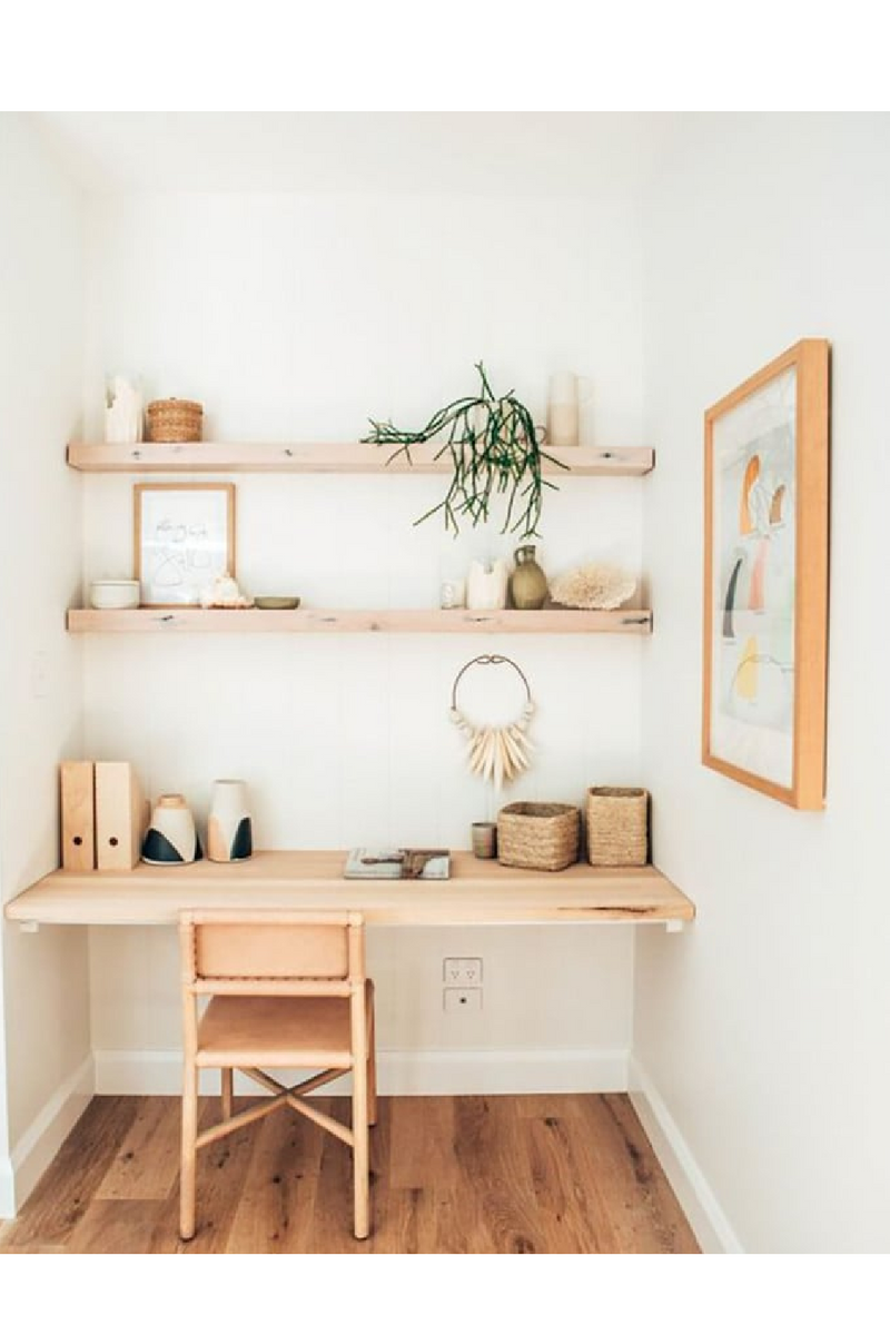 Natural Wood Floating Shelves (3) | Decowood Melva | Oroatrade.com