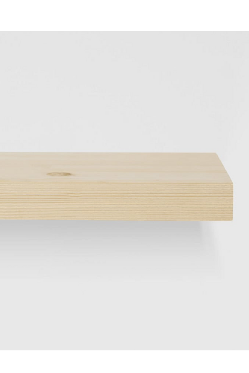 Natural Wood Floating Shelves (3) | Decowood Melva | Oroatrade.com