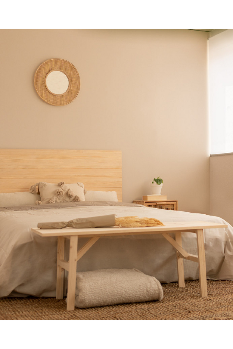 Stripped Wood Headboard | Decowood Radiata | Oroatrade.com