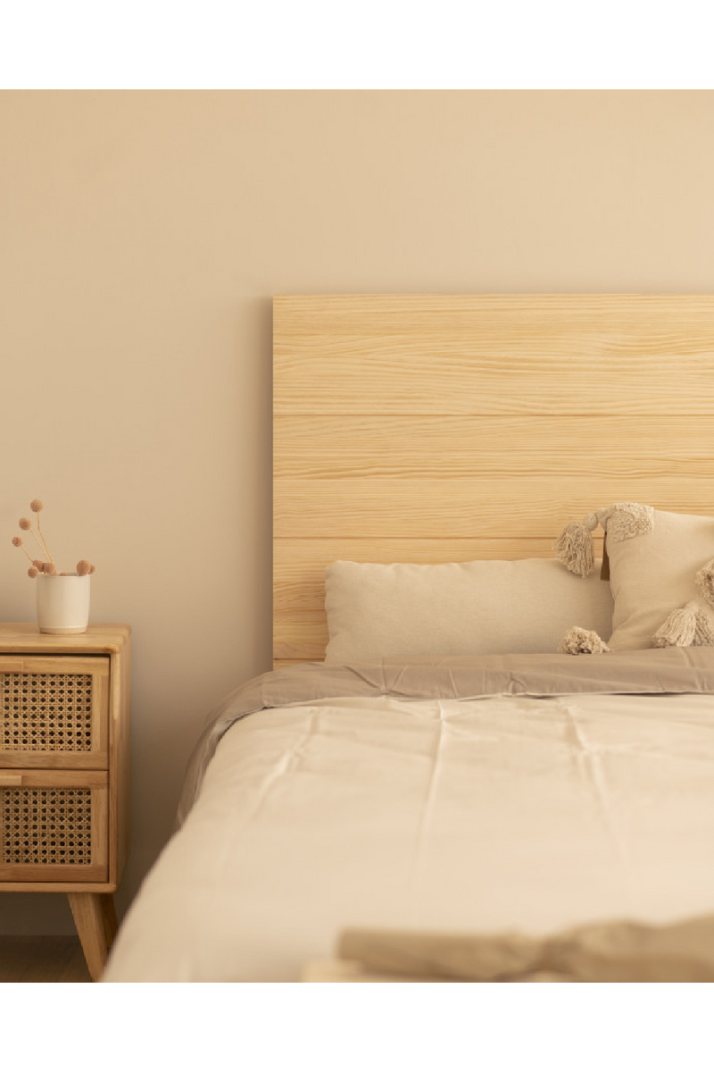 Stripped Wood Headboard | Decowood Radiata | Oroatrade.com