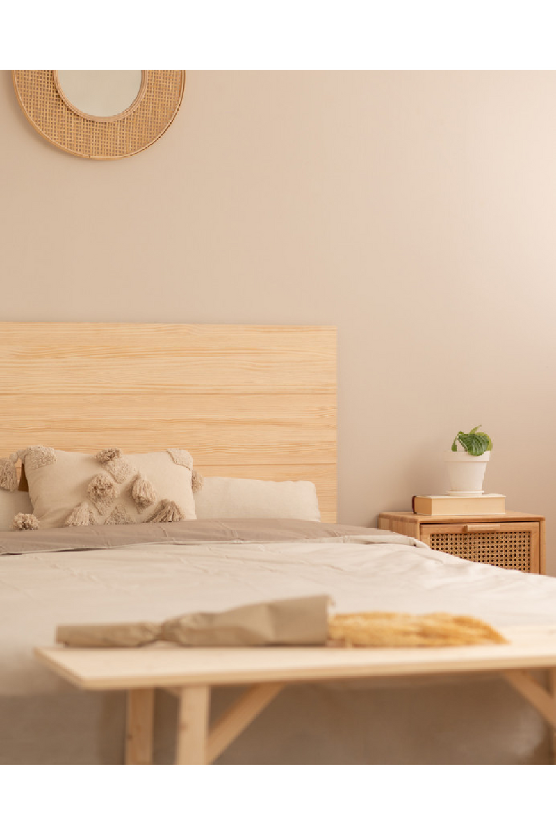 Stripped Wood Headboard | Decowood Radiata | Oroatrade.com
