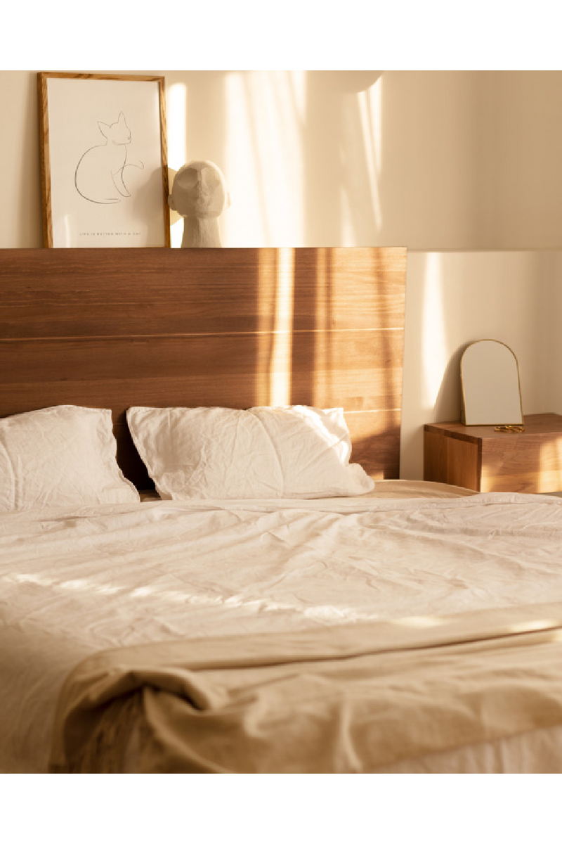 Stripped Wood Headboard | Decowood Radiata | Oroatrade.com