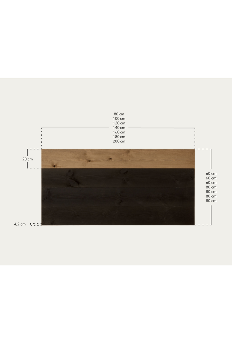 Antique Style Pine Headboard | Decowood Somber | Oroatrade.com