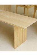 Fluted Wood Legs Bench | Decowood Bali | Oroatrade.com