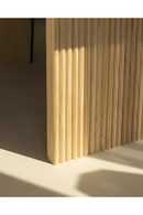 Fluted Wood Legs Bench | Decowood Bali | Oroatrade.com