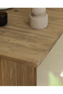 Fluted Wood Legs Dining Table | Decowood Bali | Oroatrade.com