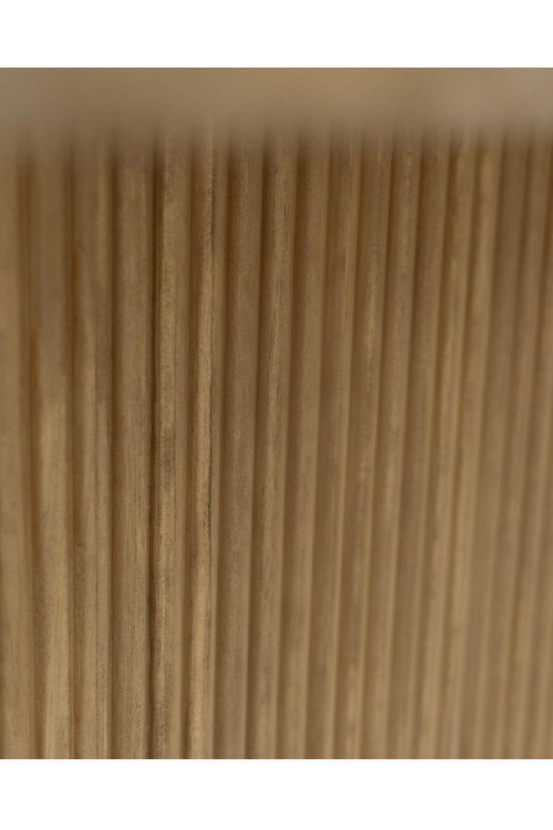 Fluted Wood Legs Dining Table | Decowood Bali | Oroatrade.com