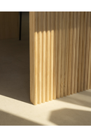 Fluted Wood Legs Dining Table | Decowood Bali | Oroatrade.com