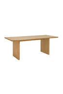 Fluted Wood Legs Dining Table | Decowood Bali | Oroatrade.com