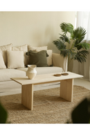 Fluted Legs Wooden Coffee Table | Decowood Bali | Oroatrade.com
