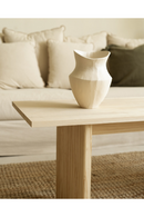 Fluted Legs Wooden Coffee Table | Decowood Bali | Oroatrade.com