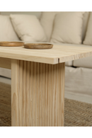 Fluted Legs Wooden Coffee Table | Decowood Bali | Oroatrade.com