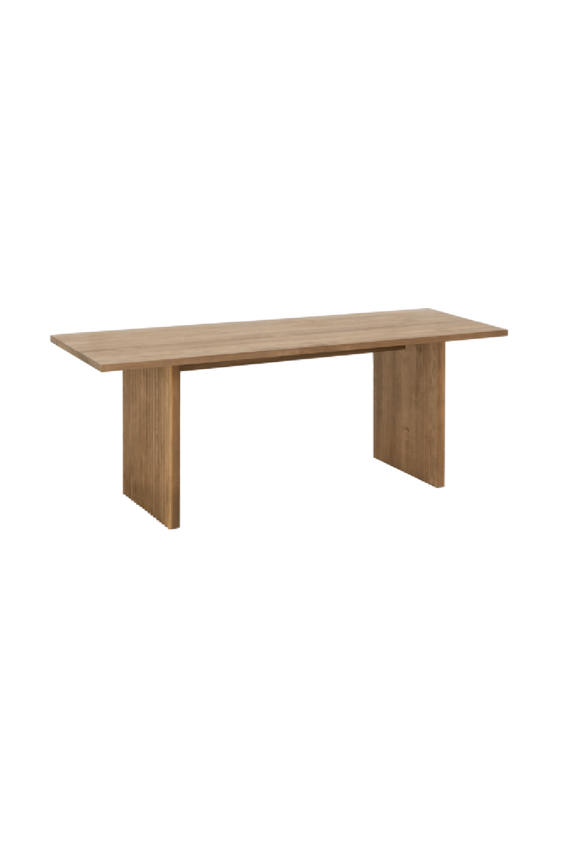 Fluted Legs Wooden Coffee Table | Decowood Bali | Oroatrade.com