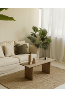 Fluted Legs Wooden Coffee Table | Decowood Bali | Oroatrade.com