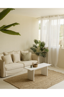 Fluted Legs Wooden Coffee Table | Decowood Bali | Oroatrade.com