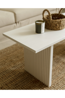 Fluted Legs Wooden Coffee Table | Decowood Bali | Oroatrade.com