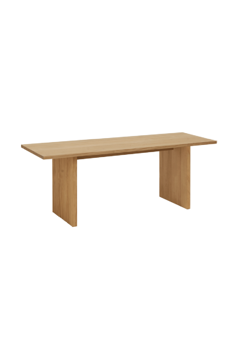 Fluted Legs Wooden Coffee Table | Decowood Bali | Oroatrade.com