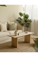 Fluted Legs Wooden Coffee Table | Decowood Bali | Oroatrade.com