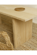 Fluted Legs Wooden Coffee Table | Decowood Bali | Oroatrade.com