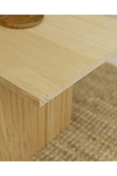 Fluted Legs Wooden Coffee Table | Decowood Bali | Oroatrade.com
