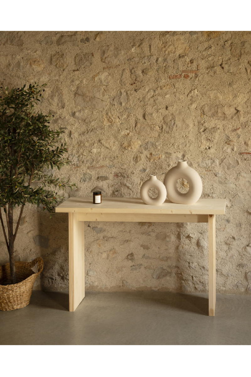Fluted Legs Console Table | Decowood Bali | Oroatrade.com