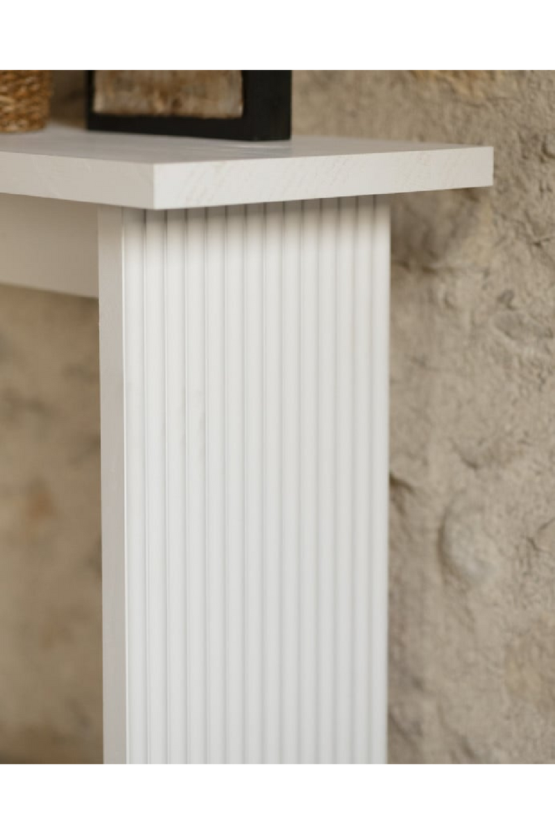 Fluted Legs Console Table | Decowood Bali | Oroatrade.com