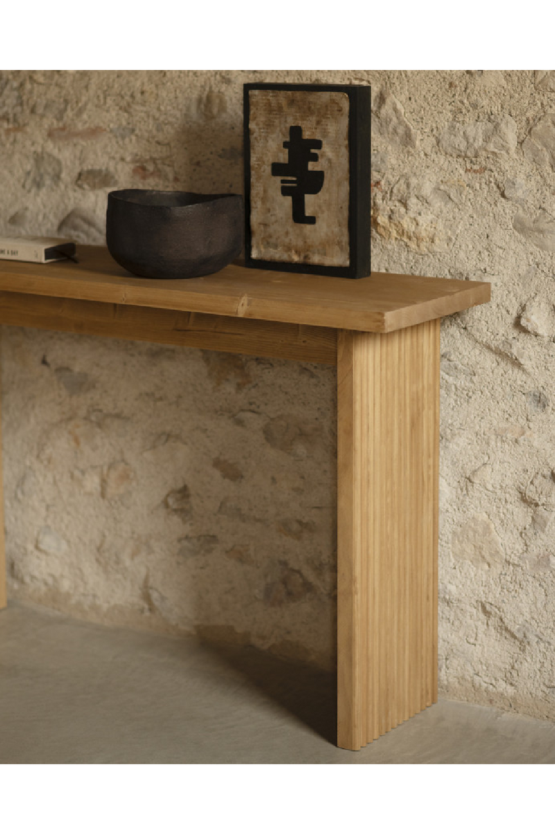 Fluted Legs Console Table | Decowood Bali | Oroatrade.com