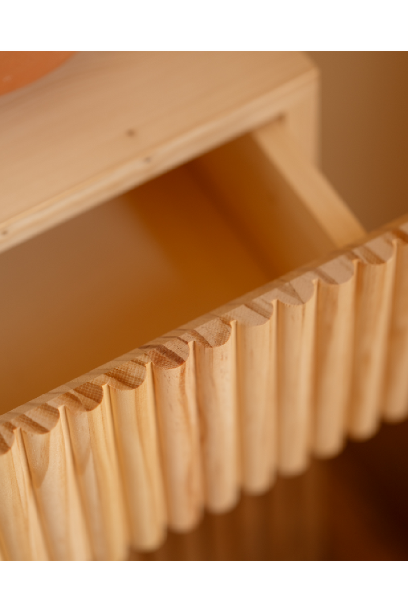 Fluted Floating Bedside Table | Decowood Bali | Oroatrade.com
