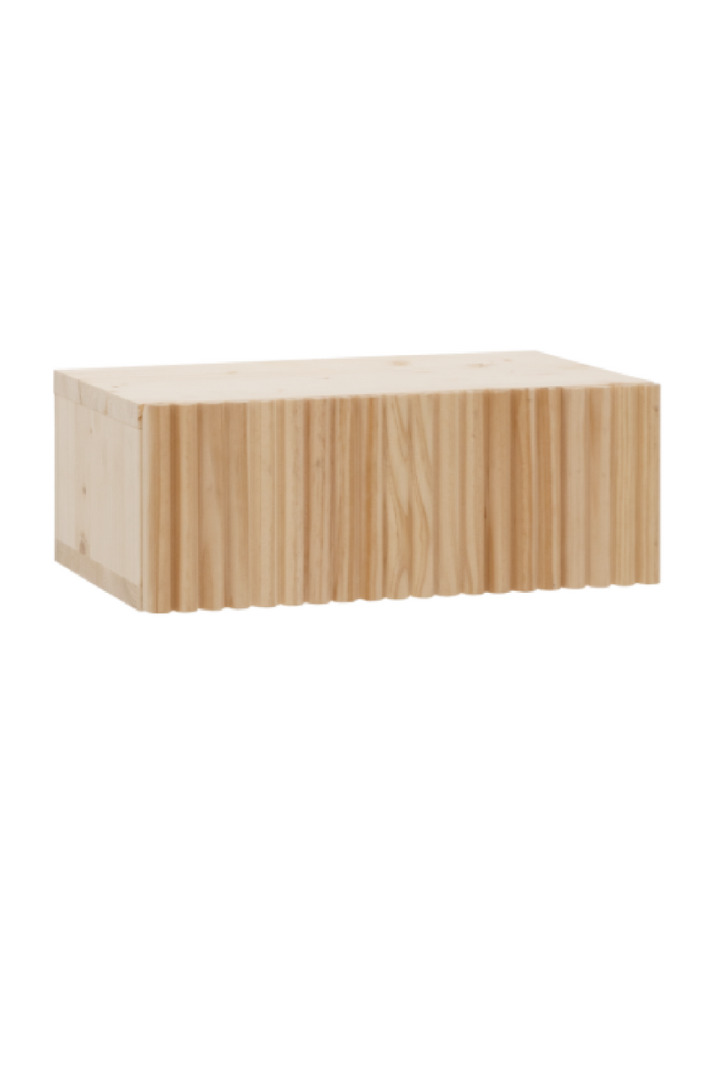 Fluted Floating Bedside Table | Decowood Bali | Oroatrade.com