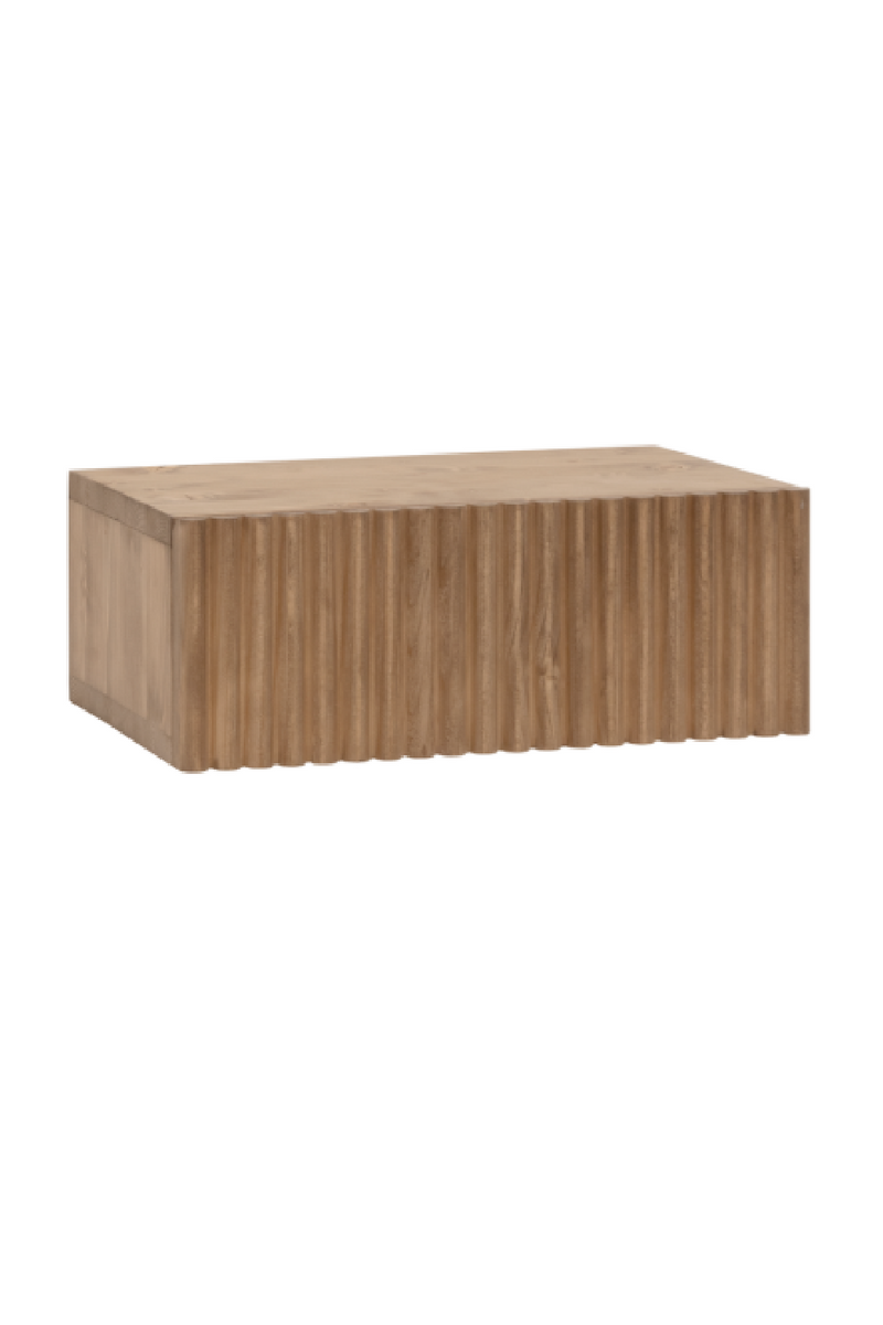 Fluted Floating Bedside Table | Decowood Bali | Oroatrade.com
