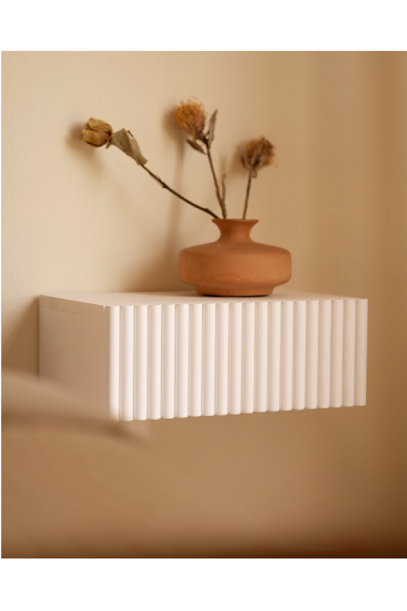 Fluted Floating Bedside Table | Decowood Bali | Oroatrade.com