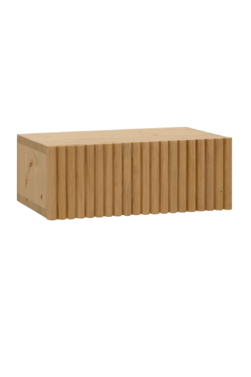 Fluted Floating Bedside Table | Decowood Bali | Oroatrade.com