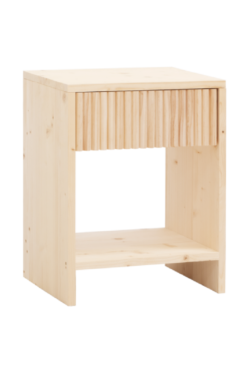 Fluted Drawer Bedside Table | Decowood Bali | Oroatrade.com