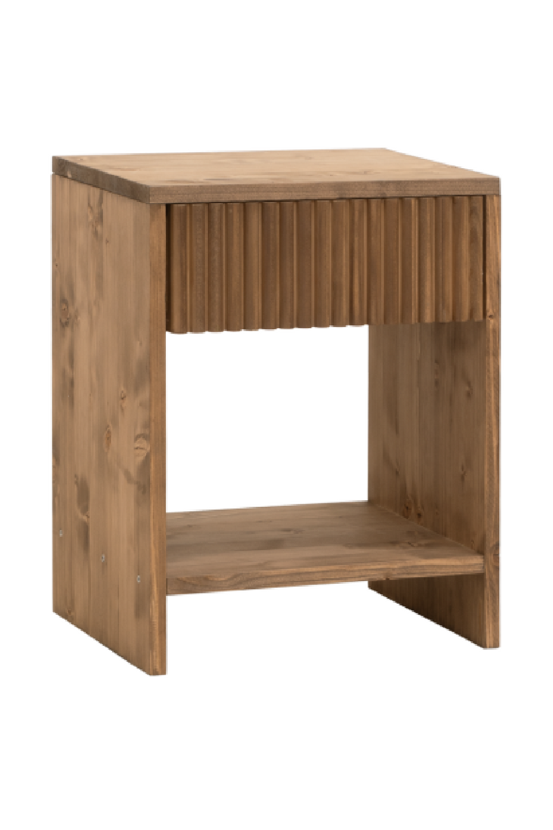 Fluted Drawer Bedside Table | Decowood Bali | Oroatrade.com