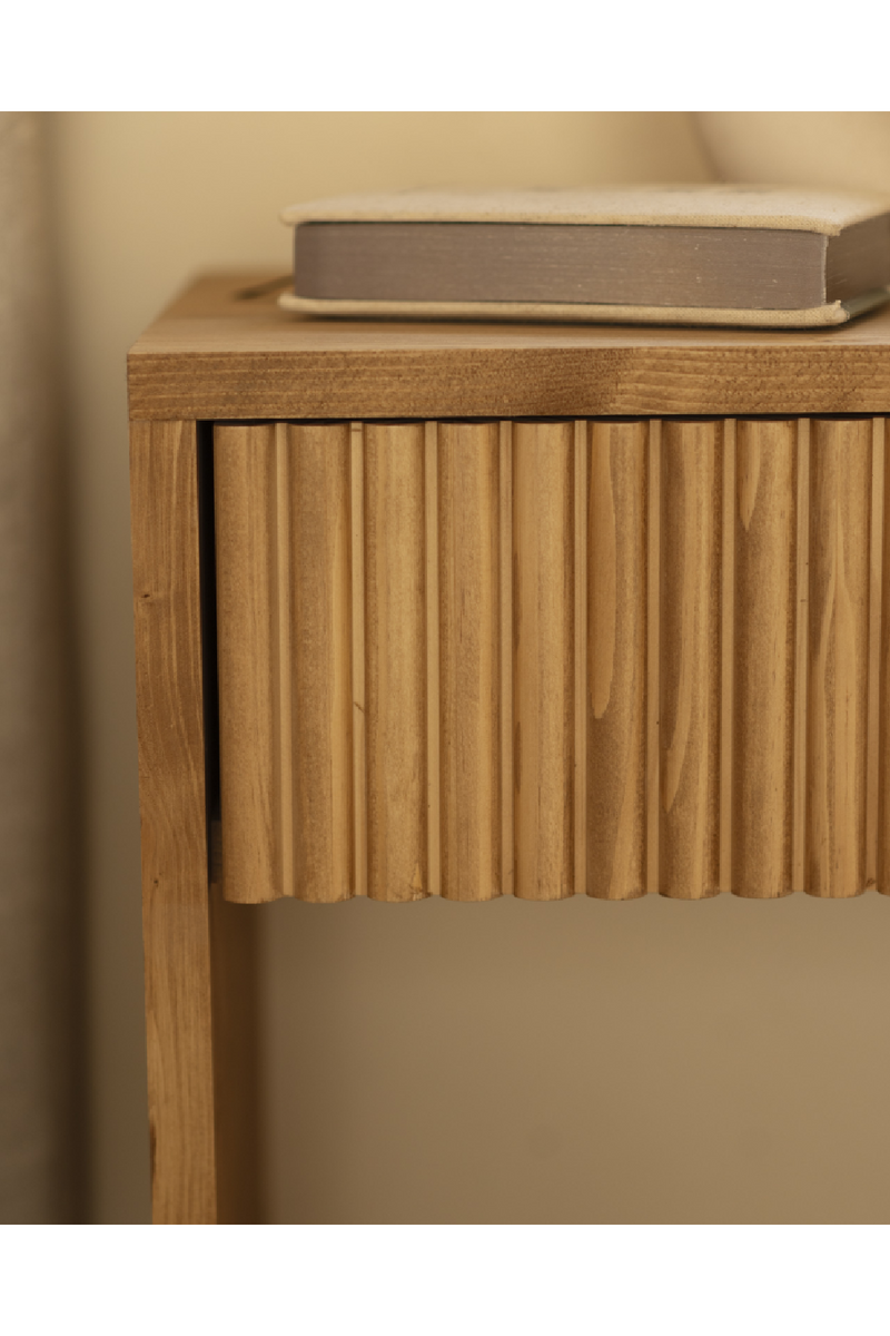 Fluted Drawer Bedside Table | Decowood Bali | Oroatrade.com