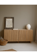 Fluted Wood Sideboard | Decowood Bali | Oroatrade.com
