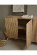 Fluted Wood Sideboard | Decowood Bali | Oroatrade.com