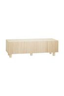 Fluted Wood TV Stand | Decowood Bali | Oroatrade.com