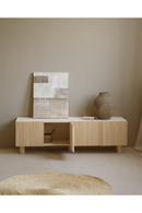 Fluted Wood TV Stand | Decowood Bali | Oroatrade.com