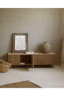 Fluted Wood TV Stand | Decowood Bali | Oroatrade.com