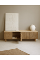 Fluted Wood TV Stand | Decowood Bali | Oroatrade.com