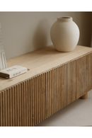 Fluted Wood TV Stand | Decowood Bali | Oroatrade.com