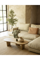 Pebble-Shaped Poplar Coffee Table | Decowood Bimba | Oroatrade.com